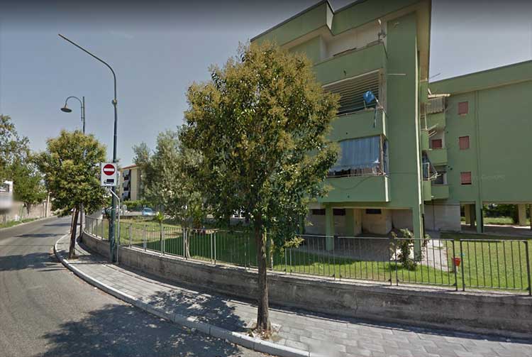 Pagani, un tratto di via Sorvello