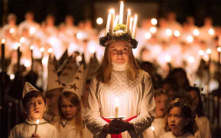 festa santa lucia in svezia