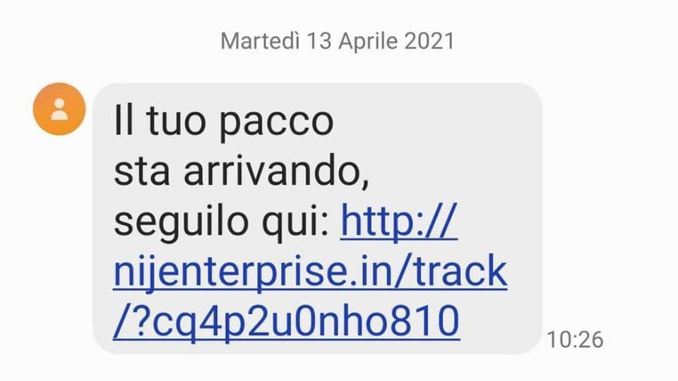 truffa sms