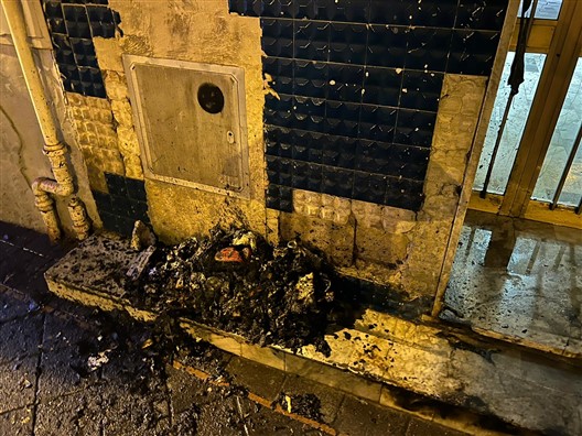 incendio rifiuti