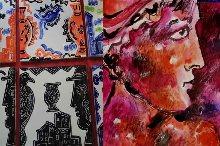 alcune opere di Marco Vecchio