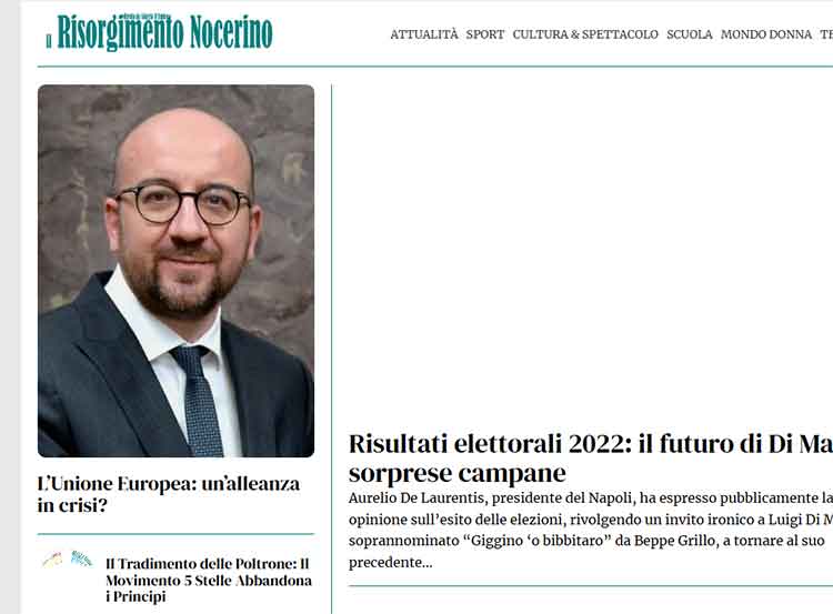Il sito falso del Risorgimento Nocerino