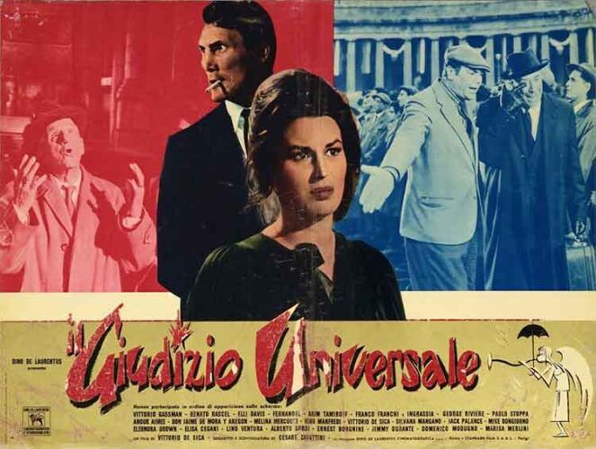 cartellone del film "Il Giudizio Universale"