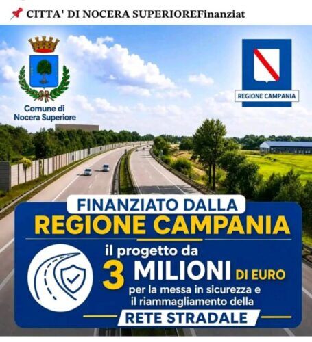 Tre milioni per le strade di Nocera Superiore